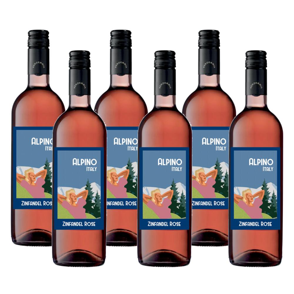 Case of 6 Alpino Pink Zinfandel Wine